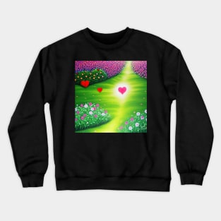 Valentine Wall Art - You make my heart shine - Unique Valentine Fantasy Planet Landsape - Photo print, canvas, artboard print, Canvas Print and T shirt Crewneck Sweatshirt